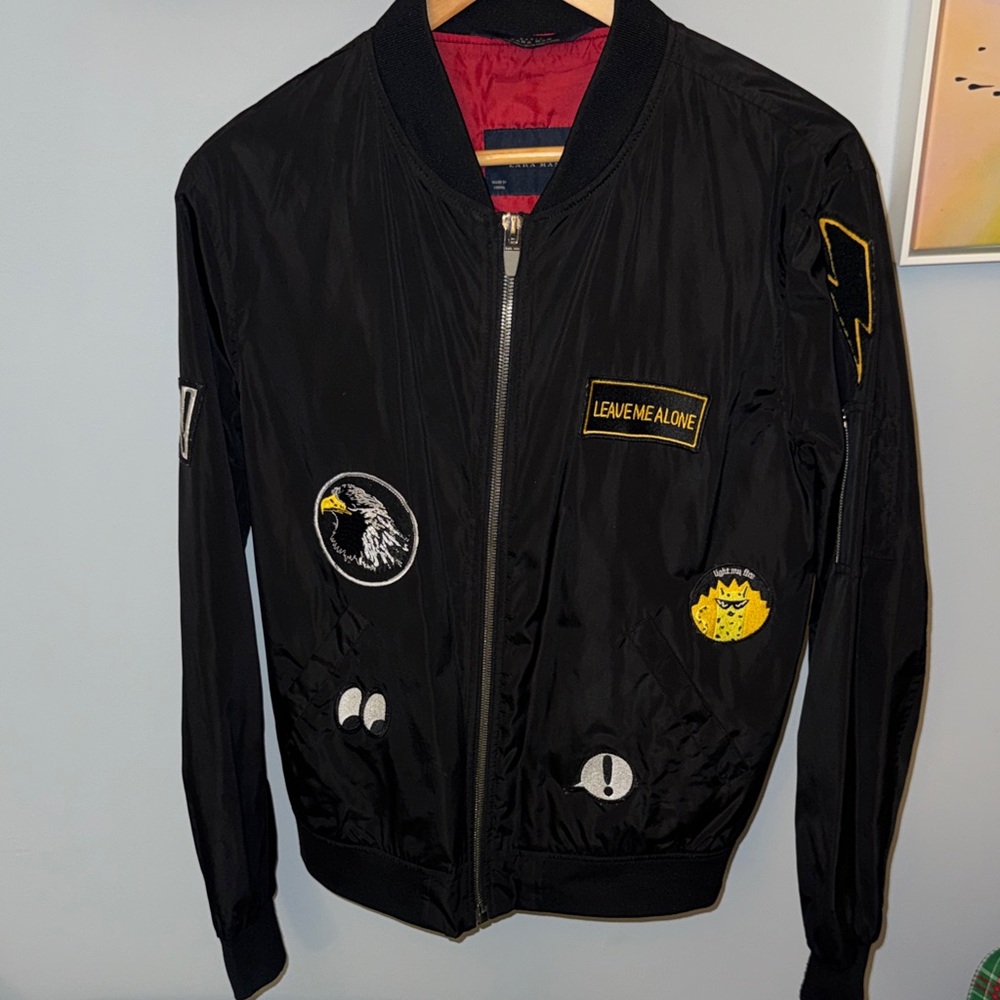 Patch Bomber Jacket - image 1